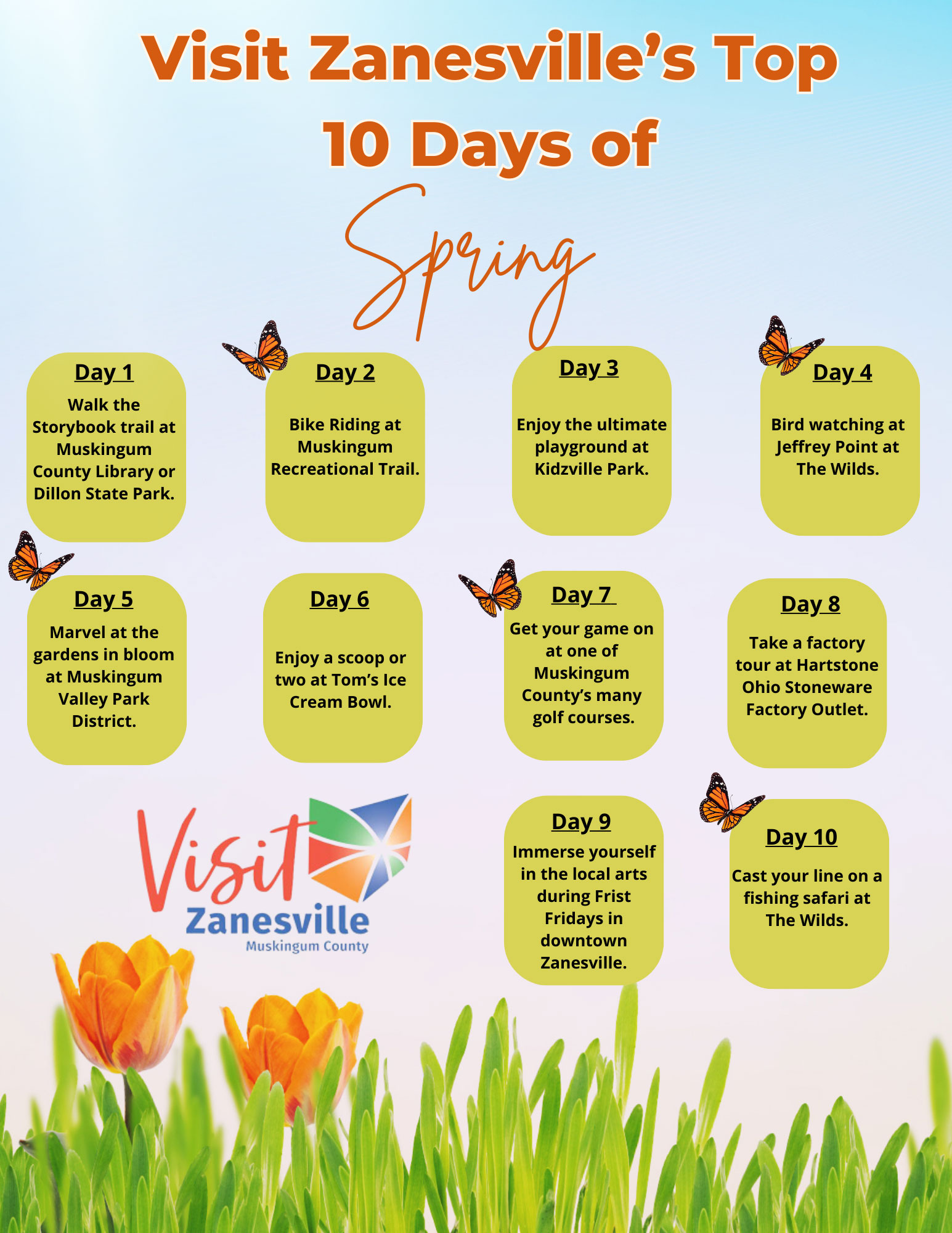 Visit Zanesville Ten Days Of Spring